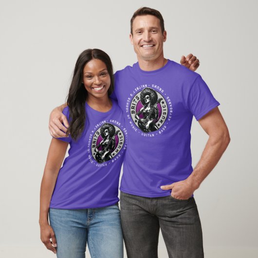 ロックンロールグラフィック – 女性音楽学校デザイン Tシャツ (ユニセックス)