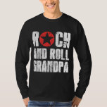 ロックンロールグランパ Tシャツ<br><div class="desc">ロックンロール祖父</div>