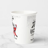 ロックンロールサンタロックンクリスマスクリスマスパーティー 紙コップ (左)