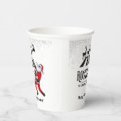 ロックンロールサンタロックンクリスマスクリスマスパーティー 紙コップ (右)