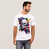 ロックンロールスカル Tシャツ (正面フル)