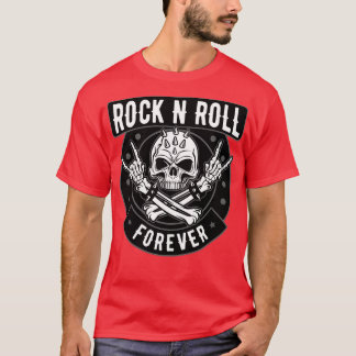 ロックンロールスカル Tシャツ