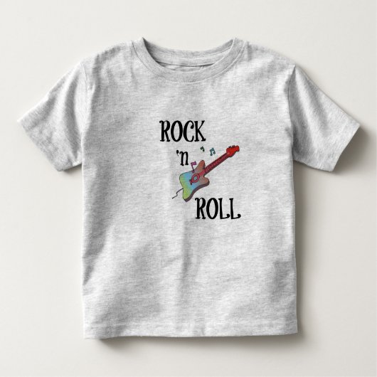 ロックンロールトドラーTシャツ トドラーTシャツ (正面)