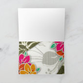 ロックンロールトロピカルハワイアンサンクス サンキューカード (内部)