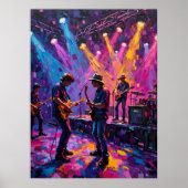 ロックンロールバンド ポスター (正面)