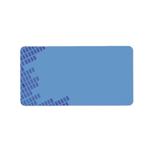 ロックンロールバーバルミツワー差出人住所ラベル ラベル (正面)