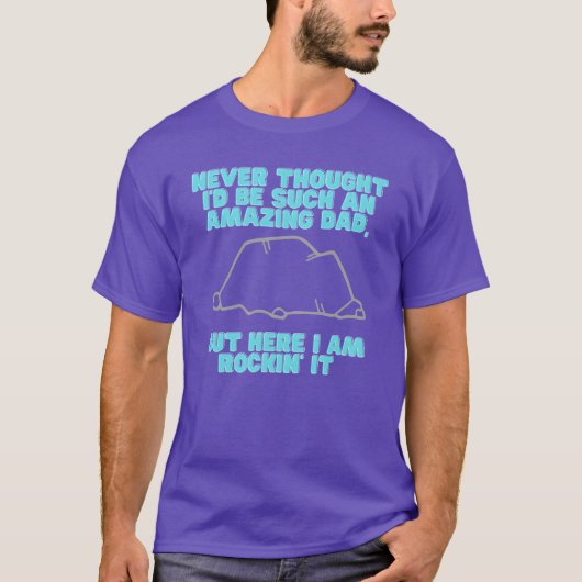 ロックンロールパパの人生 ヴィンテージ Tシャツ (正面)