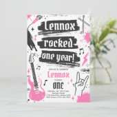 ロックンロールパーティーが1年1歳の誕生日を揺り動かす 招待状 (スタンド正面)