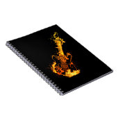 ロックンロールフレイムバーニングギター ノートブック (右側)