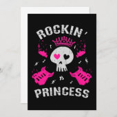 ロックンロールプリンセス 招待状 (正面/裏面)