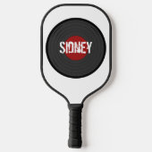 ロックンロールユーパーソナライズされた ピックルボールラケット (裏面)