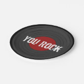 ロックンロールユーロックラウンド ペーパープレート (アングル)