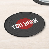 ロックンロールユー・ロック ラウンドペーパーコースター (アングル)