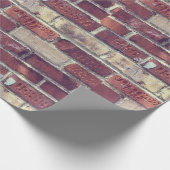 ロックンロールレンガ壁包み紙 ラッピングペーパー (角)