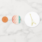 ロックンロールロックスターギター誕生日 コンフェッティ (裏面)