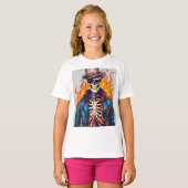 ロックンロール反乱 – スカルとクロスボーンT-S Tシャツ (正面フル)