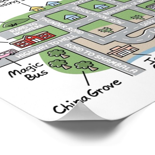 ロックンロール地区 ポスター (角)