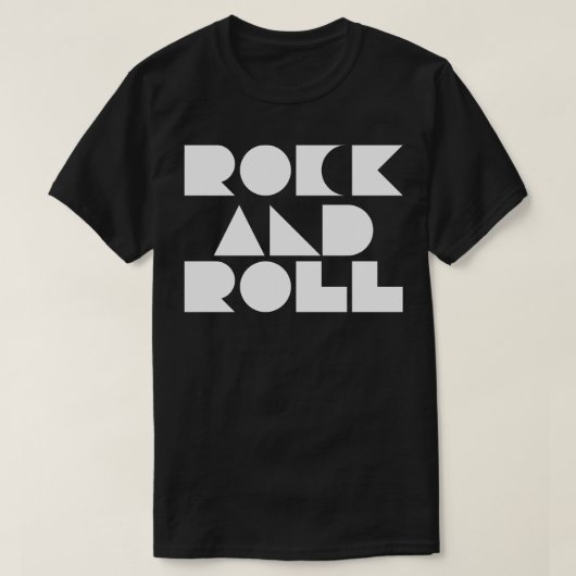 ロックンロール幾何学 Tシャツ (デザイン正面)