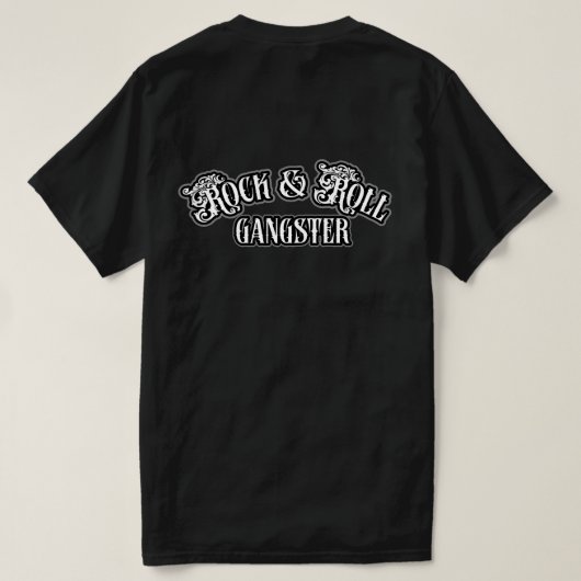 ロックンロール暴力団の仲間 Tシャツ (デザイン裏面)