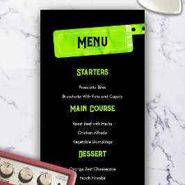 ロックンロール結婚のフェスティバル結婚メニュー メニュー