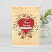 ロックンロール結婚ズ(バラスペインの) 招待状 (スタンド正面)