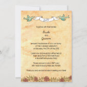 ロックンロール結婚ズ(バラ) 招待状 (裏面)