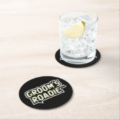 ロックンロール結婚式パーティーのコースター ラウンドペーパーコースター (インサイチュ)