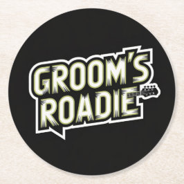 ロックンロール結婚式パーティーのコースター ラウンドペーパーコースター