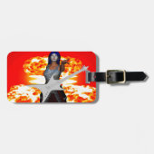 ロックンロール荷物タグ ラゲッジタグ (正面横)