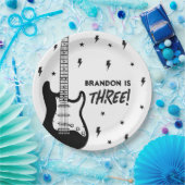 ロックンロール誕生日パーティー ペーパープレート (パーティー)