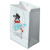 ロックンロール雪だるま ギフトバッグ (裏面アングル)