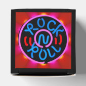 ロックンロール音楽ネオンサイン見るギフト/お気に入りボックス フェイバーボックス (上部)