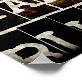 ロックンロール音楽ポスターアートを背景に ポスター (角)