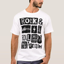 ロックンロール音楽好きの喜び Tシャツ