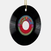 ロックンロール45 rpmレコード セラミックオーナメント (右)
