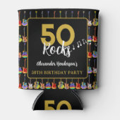 ロックンロール50thバースデーパーティーカスタム 缶クーラー (正面)