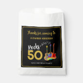 ロックンロール50th誕生日パーティーありがとう フェイバーバッグ (正面)