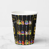 ロックンロール50th誕生日パーティー 紙コップ (左)