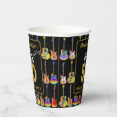 ロックンロール50th誕生日パーティー 紙コップ (右)