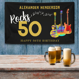 ロックンロール50th Birthday Party for he 横断幕