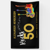 ロックンロール50th Birthday Party for he 横断幕 (縦)