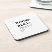 ロックンロール、それはそれだ コースター (左側)