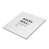 ロックンロール、それはそれだ タイル (側面)