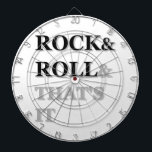 ロックンロール、それはそれだ ダーツボード<br><div class="desc">ロックンロール、それはそれだ。オリジナル文字アートデザイン。</div>