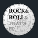 ロックンロール、それはそれだ ダーツボード<br><div class="desc">ロックンロール、それはそれだ。オリジナル文字アートデザイン。</div>