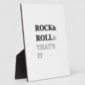 ロックンロール、それはそれだ フォトプラーク (側面)