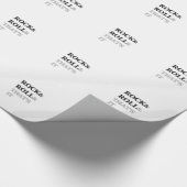 ロックンロール、それはそれだ ラッピングペーパー (角)