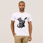 ロックンロール・キャット Tシャツ (正面フル)