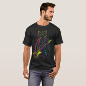 ロックンロール・キャット Tシャツ (正面フル)