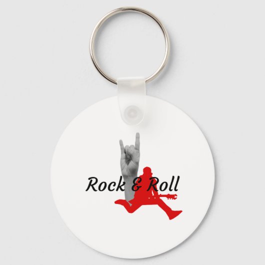 ロックンロール キーホルダー (正面)